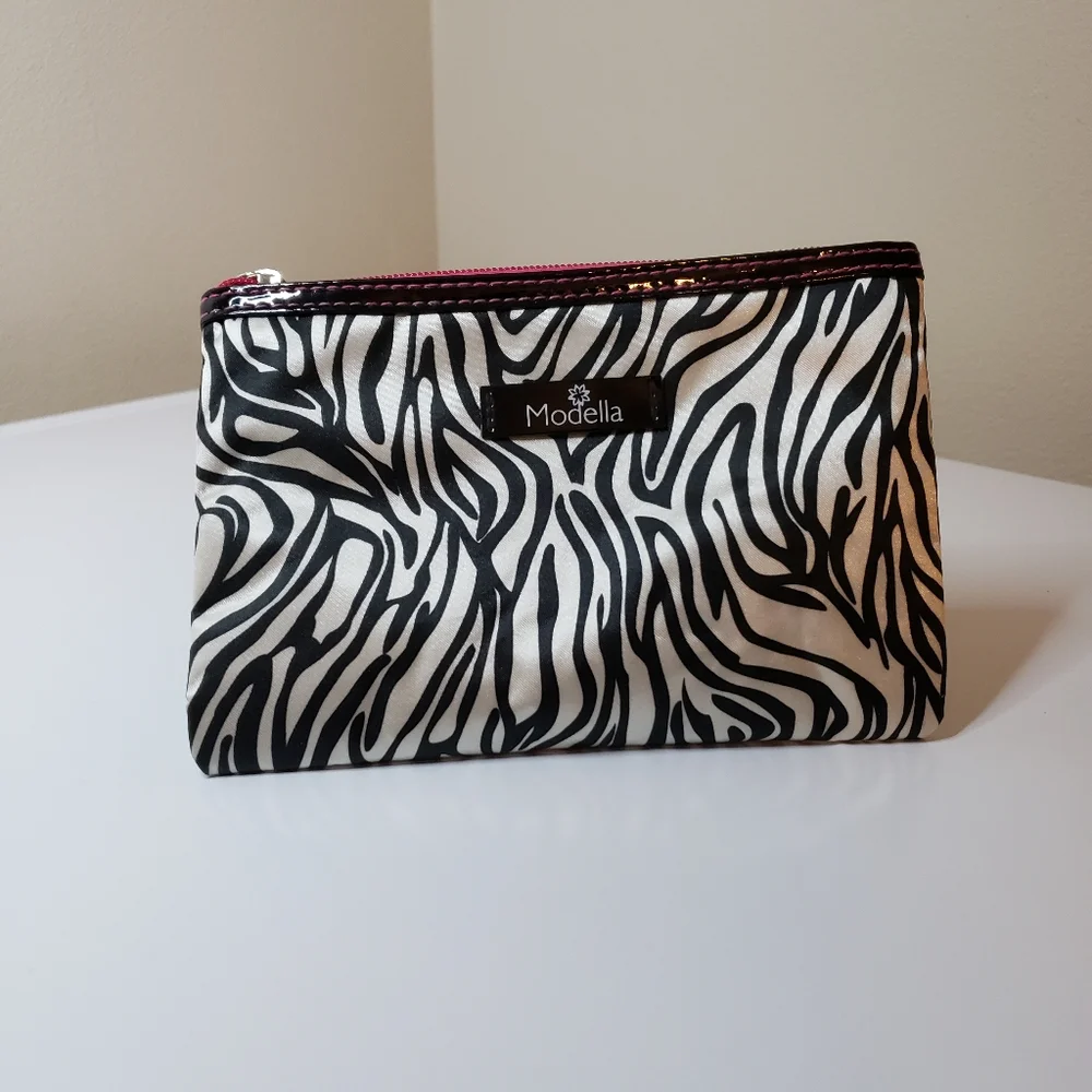 Small Zebra Cosmetic Bag